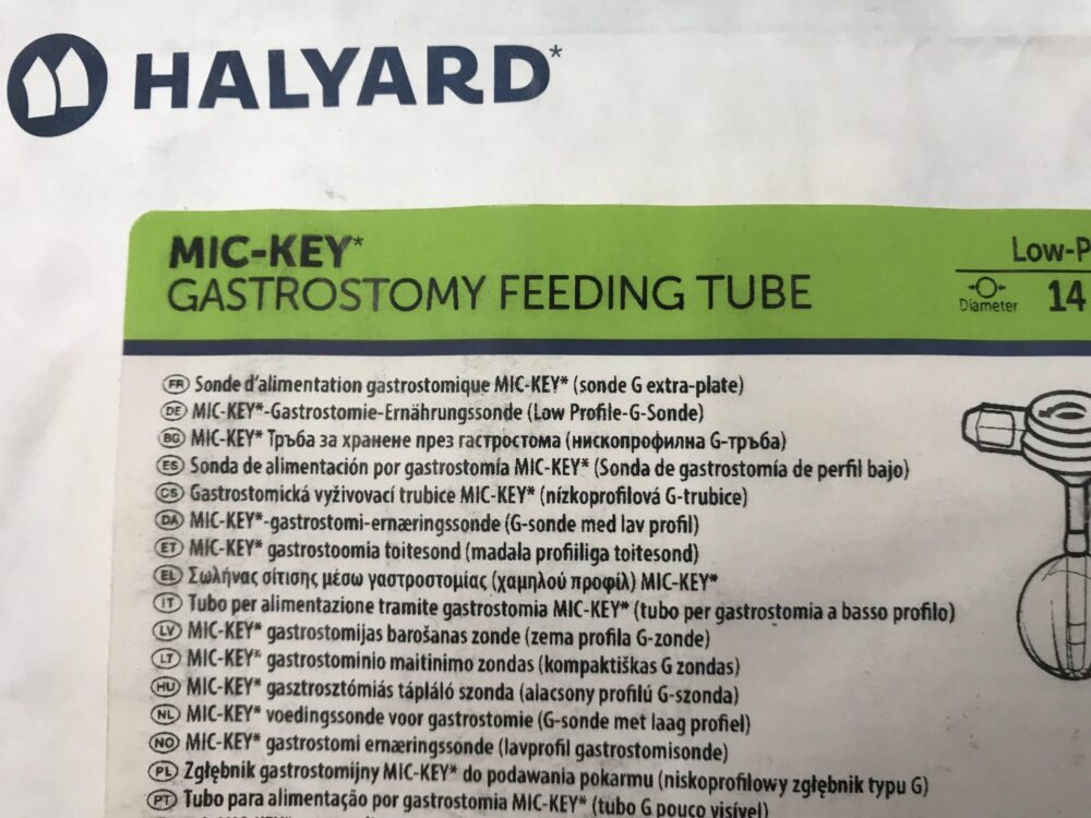 Halyard 0120143.0 MicKey* Gastrostomy Feeding Tube LowProfile G