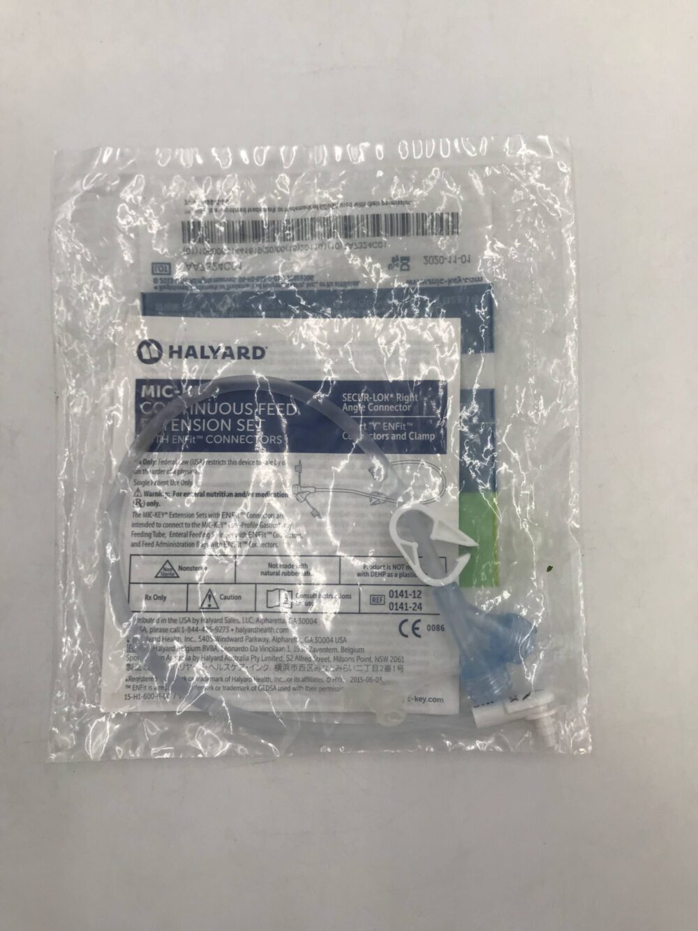 HALYARD 014112 MicKey Continuous Feed Extension Set w/ EnFit