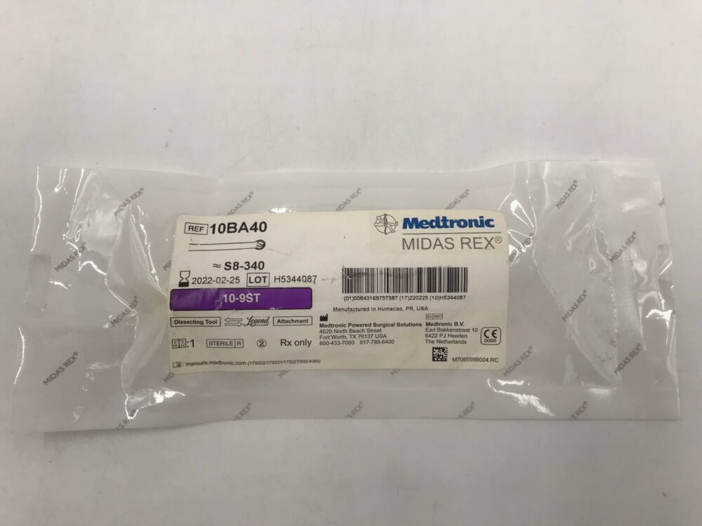 Medtronic 10BA40 Midas Rex Dissecting Tool Legend =S8340 (X) GB TECH USA