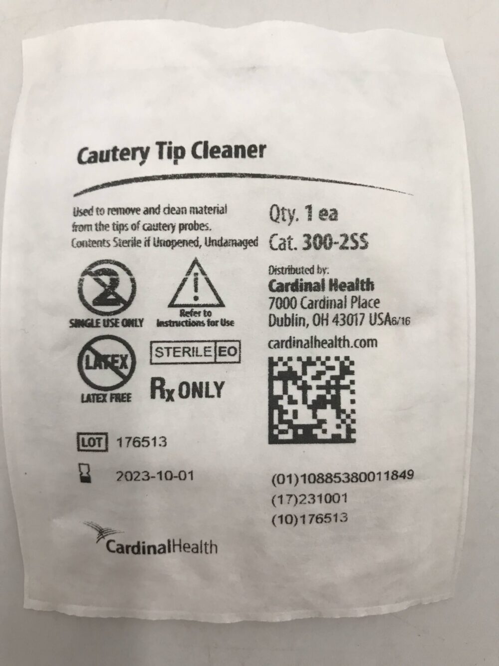 Cardinal Health 3002SS Cautery Tip Cleaner GB TECH USA