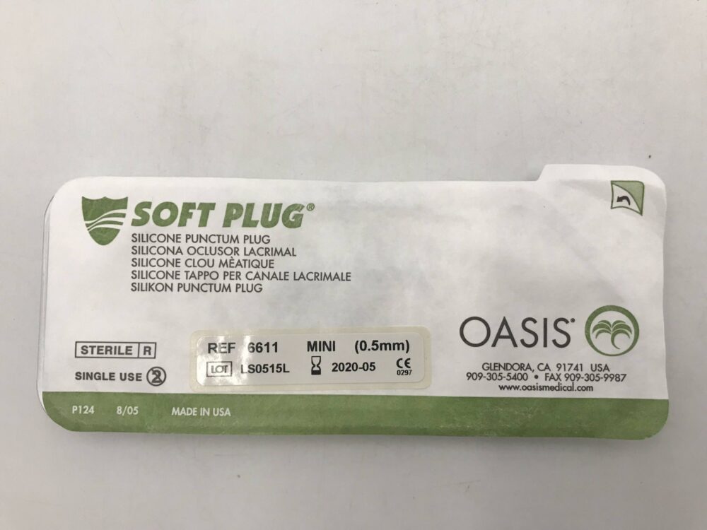 Oasis 6611 Silicone Punctum Plug Mini 0.5mm (X) GB TECH USA