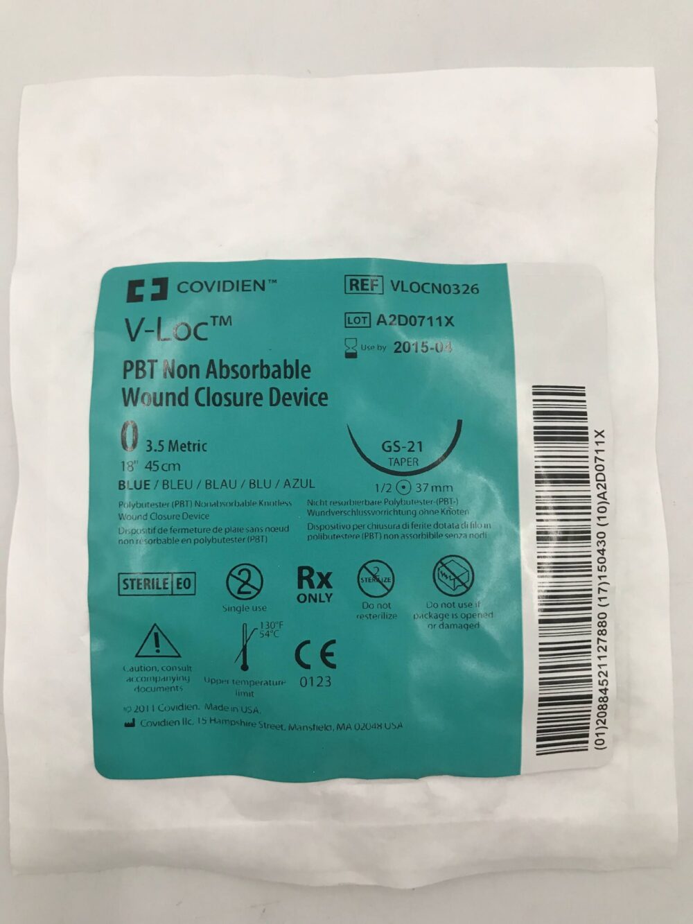 VLoc PBT Non Absorbable Wound Closure Device GB TECH USA