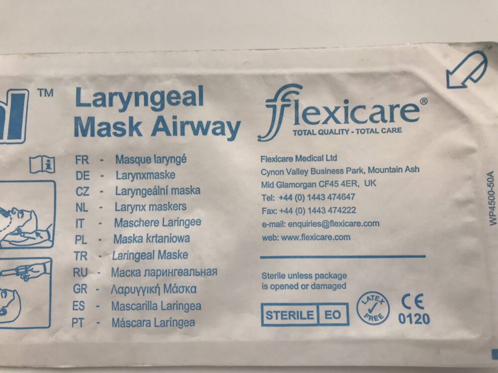 Flexicare 03894315U Laryseal Laryngeal Mask Airway Size 1.5 (510 Kg