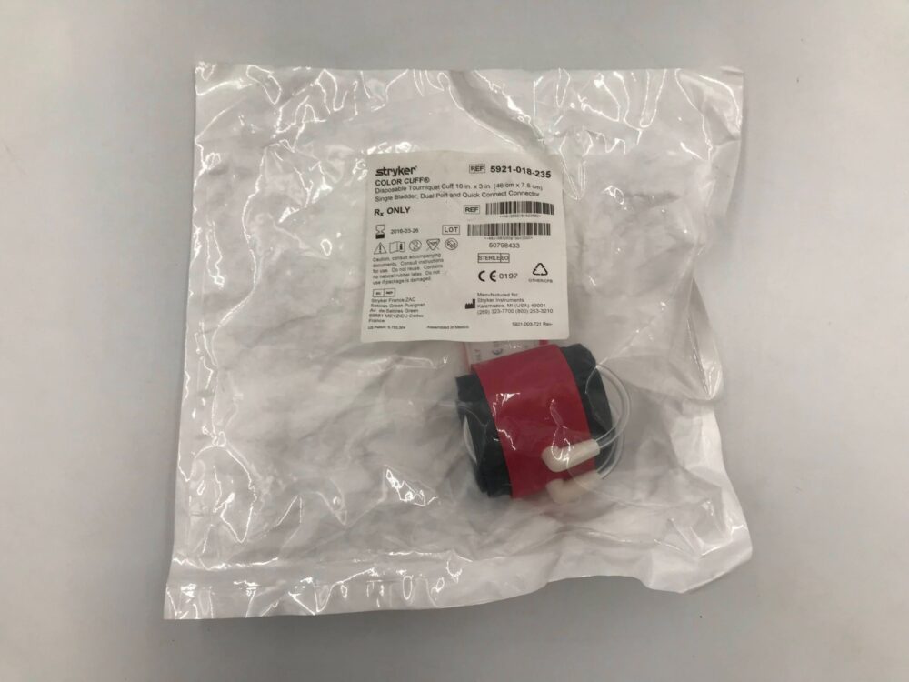 STRYKER 5921018235 Color Cuff Disp. Tourniquet Cuff Single Bladder