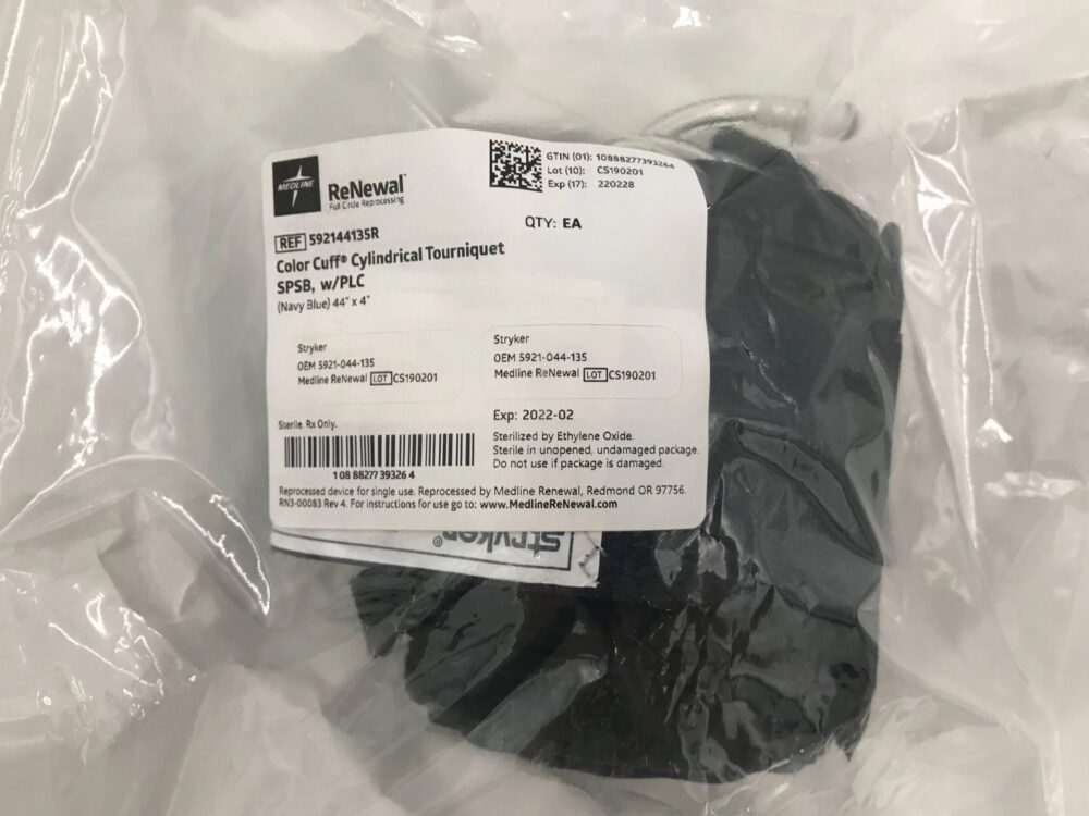 STRYKER 5921044135 Color Cuff Cylindrical Tourniquet Single Port