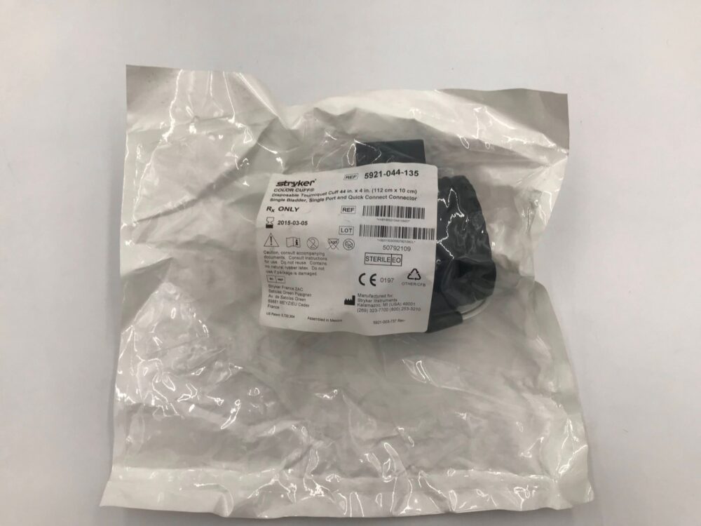 STRYKER 5921-044-135 Color Cuff Disp. Tourniquet Cuff Single Bladder ...