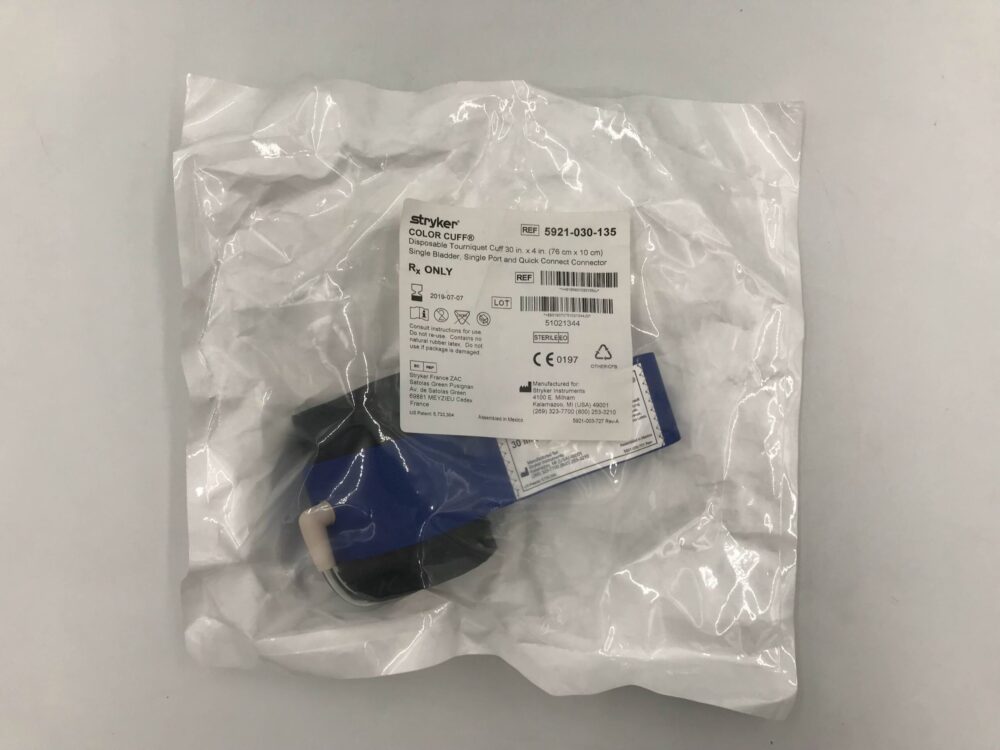 STRYKER 5921030135 Color Cuff Disp. Tourniquet Cuff Single Bladder