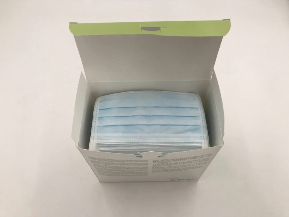 CARDINAL HEALTH AT71235 Surgical Mask w/ AntiFog Foam, Level 1 (50/Box