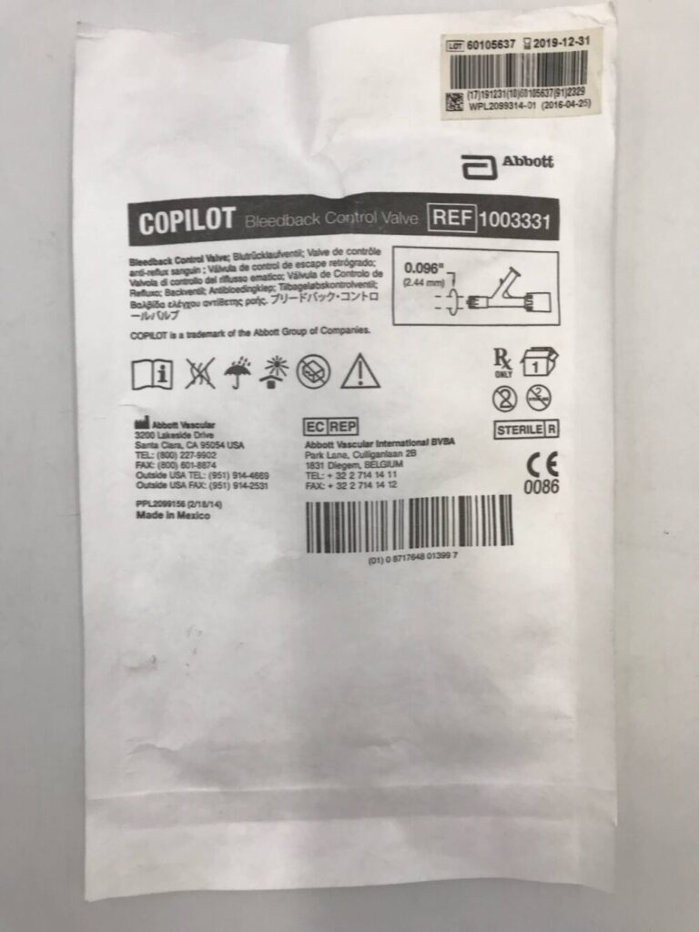 ABBOTT 1003331 Copilot Bleedback Control Valve 0.096″ (X) GB TECH USA