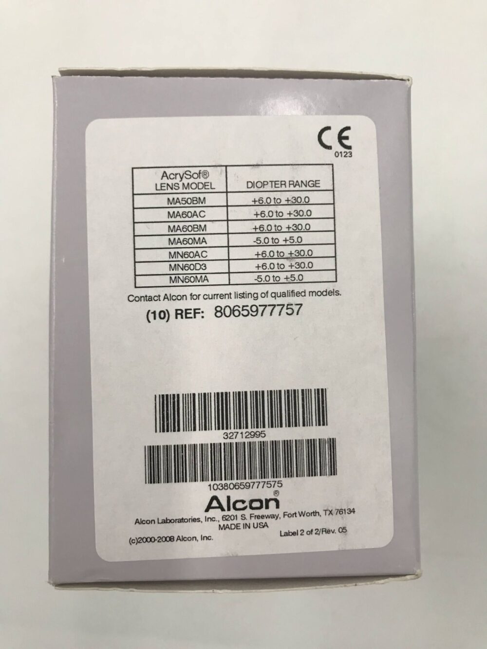 Alcon 8065977757 Monarch II IOL Delivery System “A” Cartridges (10/Box