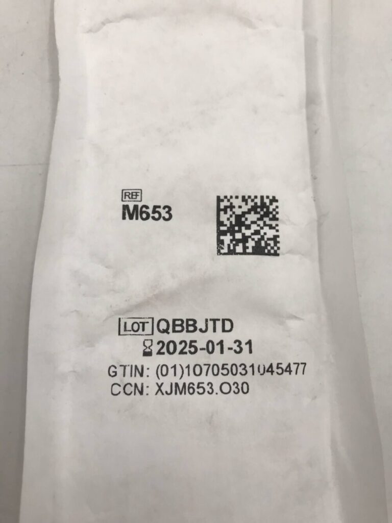 M653 Label Ethicon M653 Stainless Steel Monofilament Non-absorbable Suture 5 CCS ...