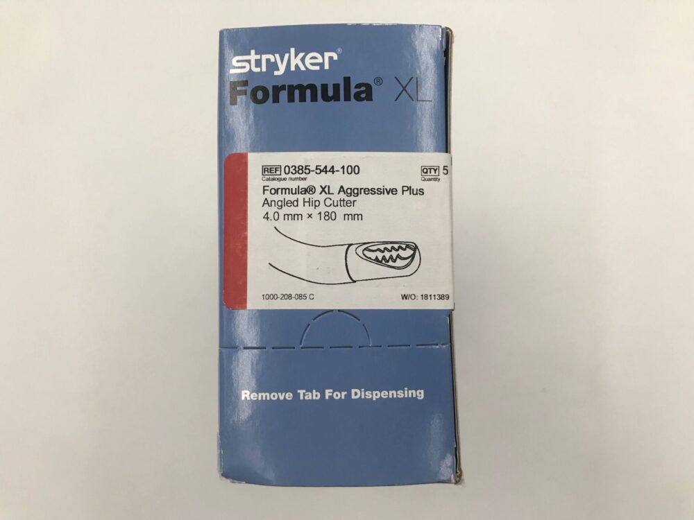 Stryker 0385-544-100 Formula XL Aggressive Plus Angled Hip Cutter 4.0mm ...