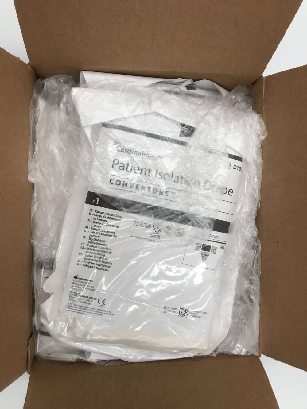 CARDINAL HEALTH D1017 Convertors Patient Isolation Drape 125in x 84in