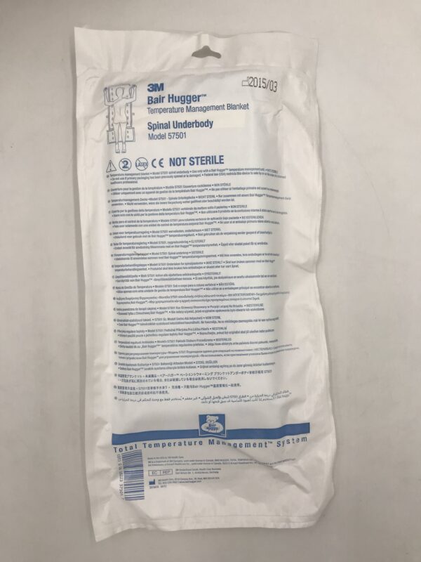 3M 57501 Bair Hugger Temperature Management Sinal Underbody Blanket (5