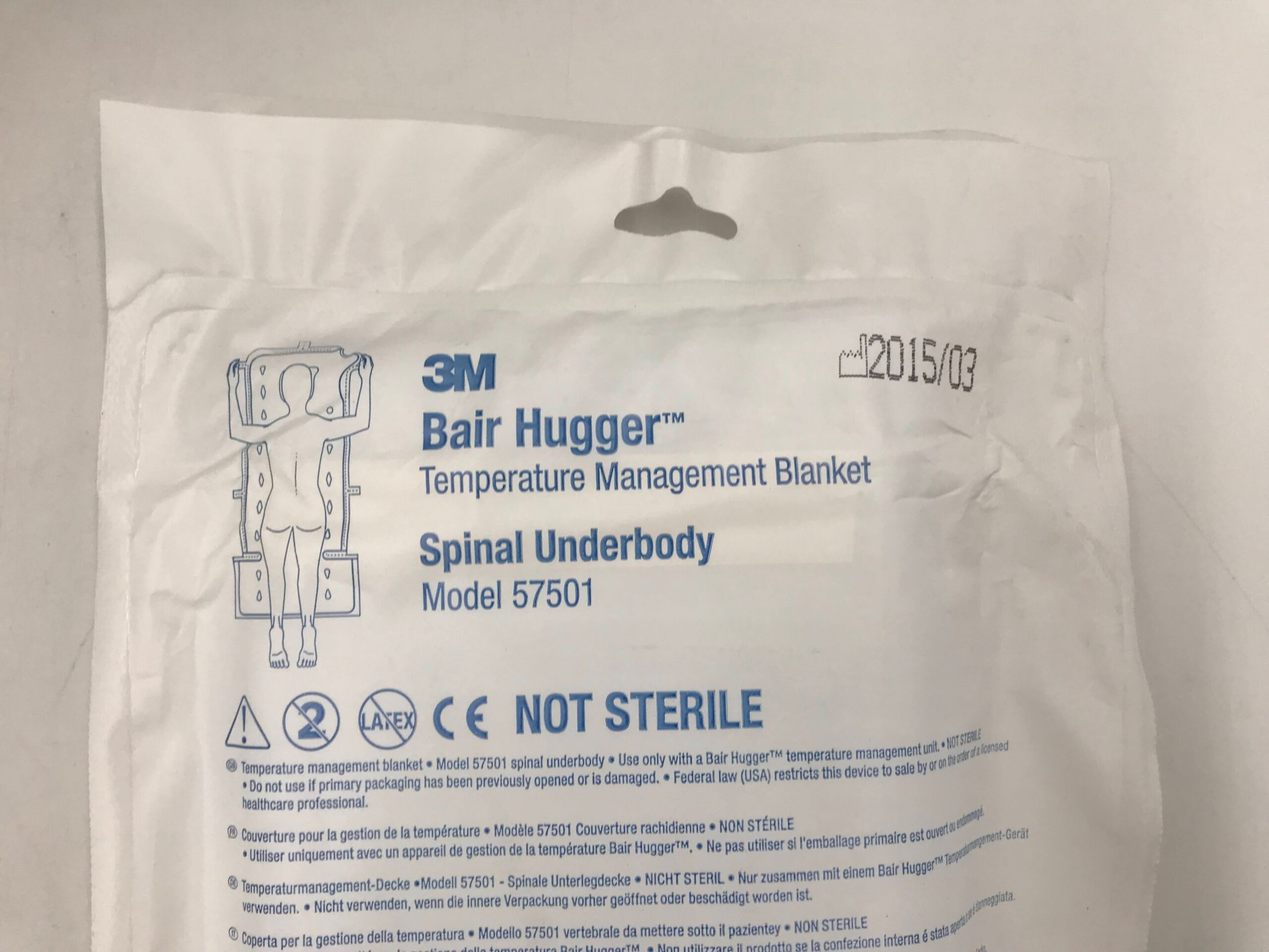 3M 57501 Bair Hugger Temperature Management Sinal Underbody Blanket (5