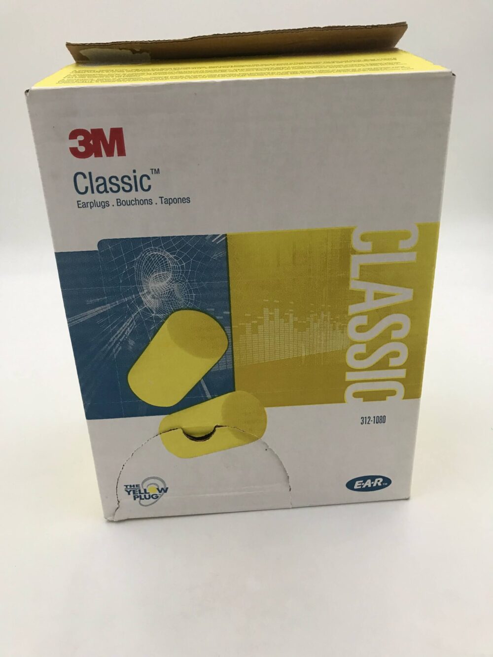 3M 3121080 Classic Ear Plugs Yellow (290/Box) GB TECH USA