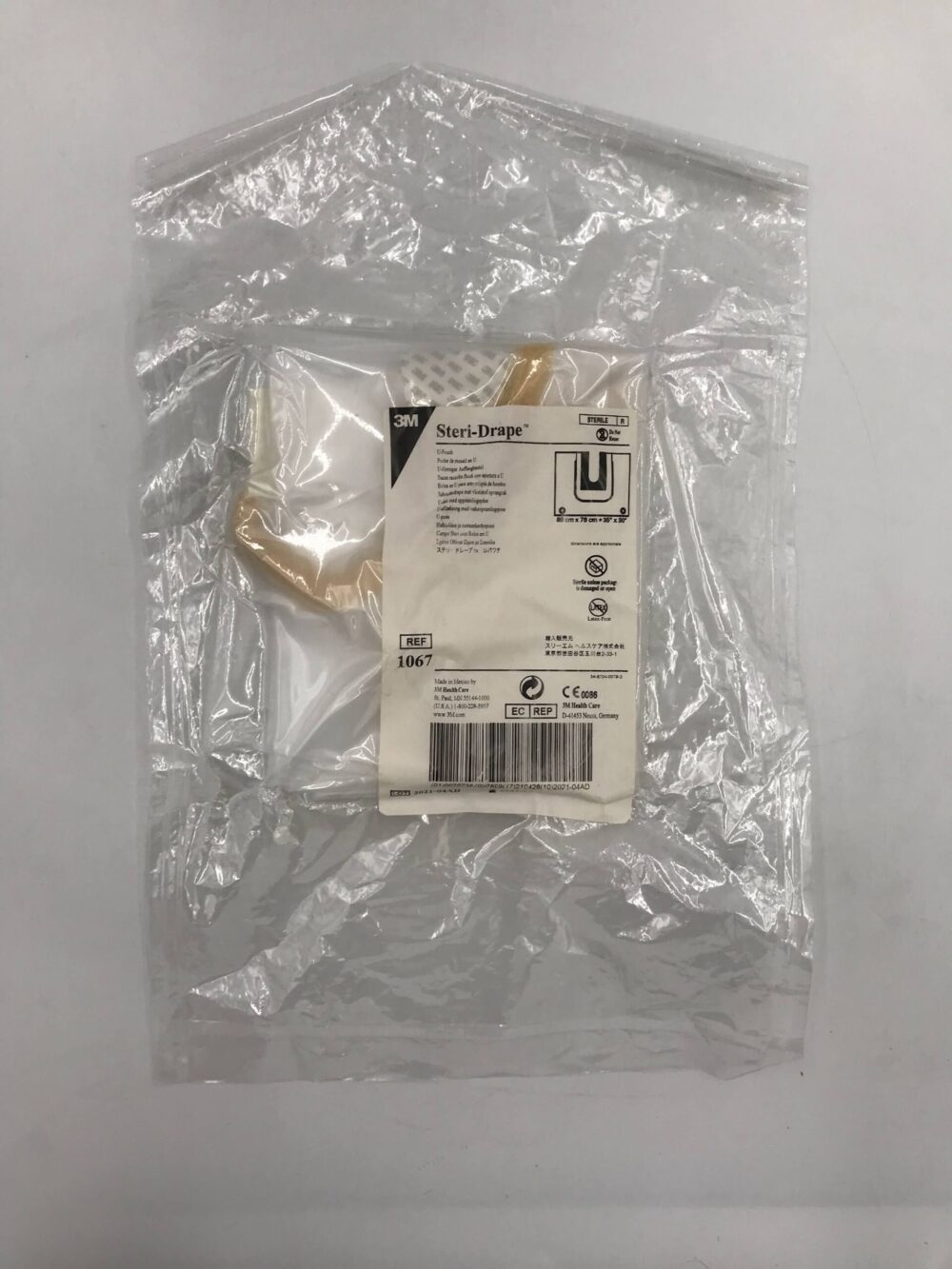 3M 1067 Steri-Drape U-Pouch 89cm x 76cm (35
