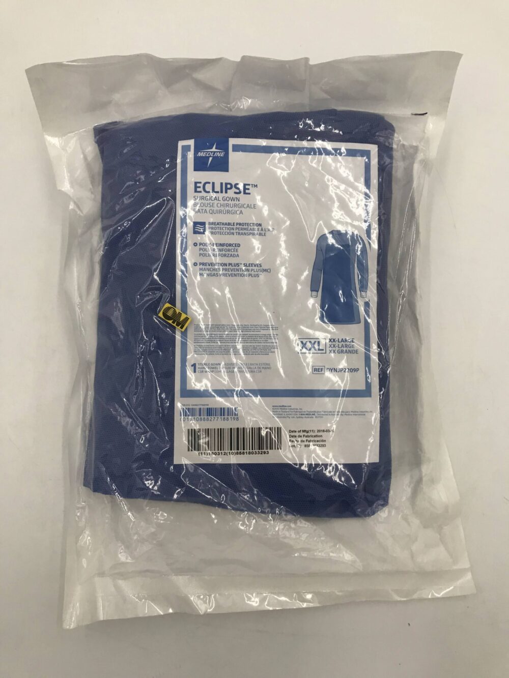 MEDLINE DYNJP2209P Eclipse Surgical Gown XXL GB TECH USA