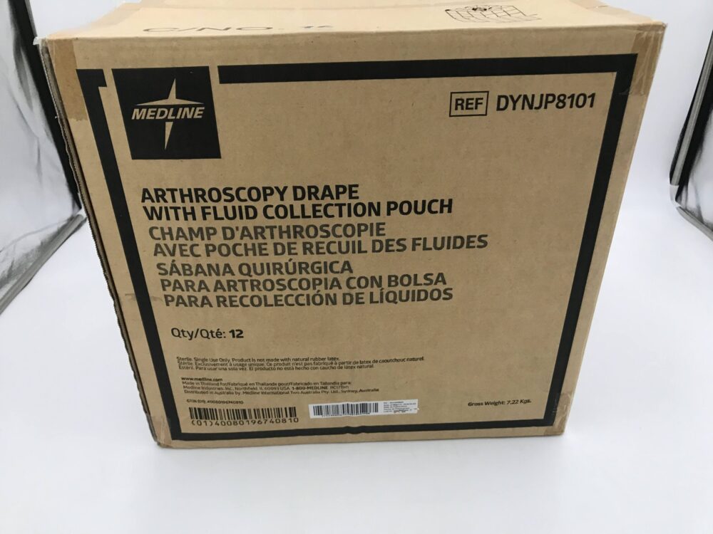 Medline DYNJP8101 Arthroscopy Drape with Fluid Collection Pouch (12/Box
