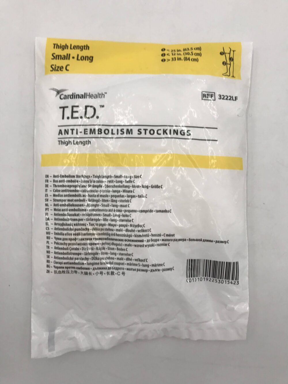 CARDINAL HEALTH 3222LF T.E.D. AntiEmbolism Stockings Thigh Length