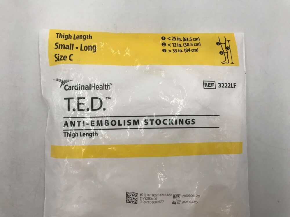 CARDINAL HEALTH 3222LF T.E.D. AntiEmbolism Stockings Thigh Length