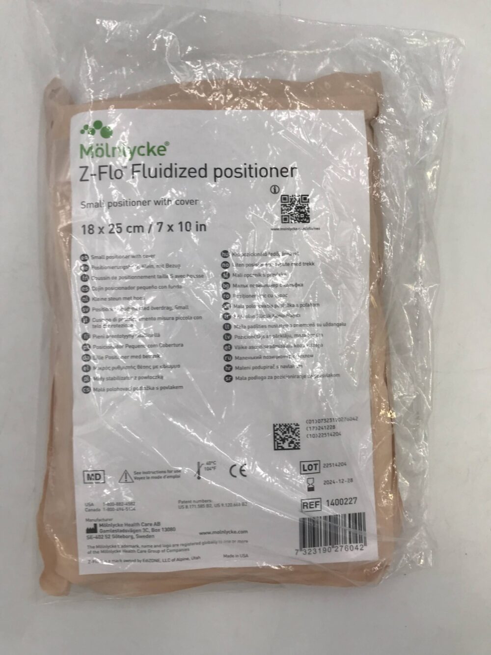 MOLNLYCKE 1400227 ZFlo Fluidized Positioner Small 18x25cm / 7x10in