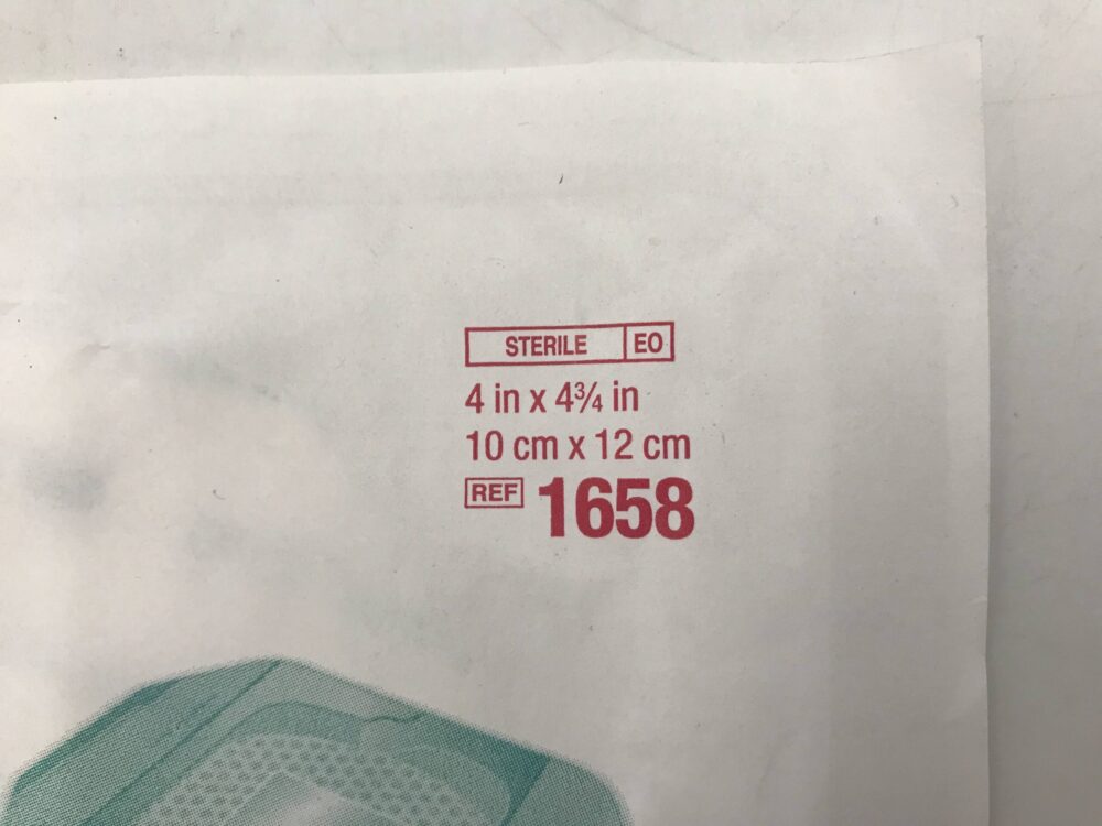 3M 1658 Tegaderm CHG Chlorhexidine Gluconate I.V. Securement Dressing ...