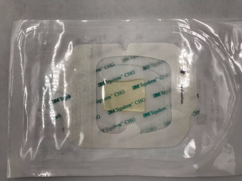 3M 1658 Tegaderm CHG Chlorhexidine Gluconate I.V. Securement Dressing ...