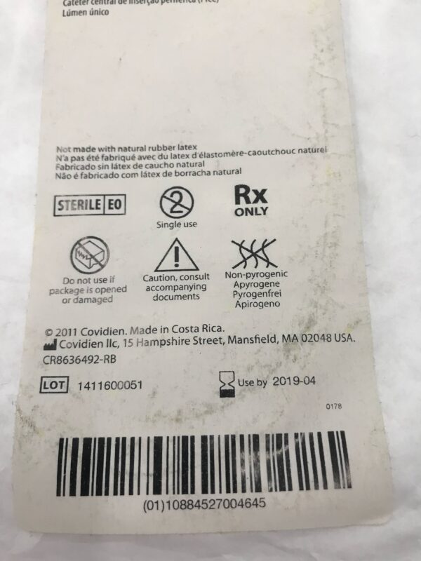 Covidien 43303 Argyle Peripheral Inserted Central Catheter (PICC ...