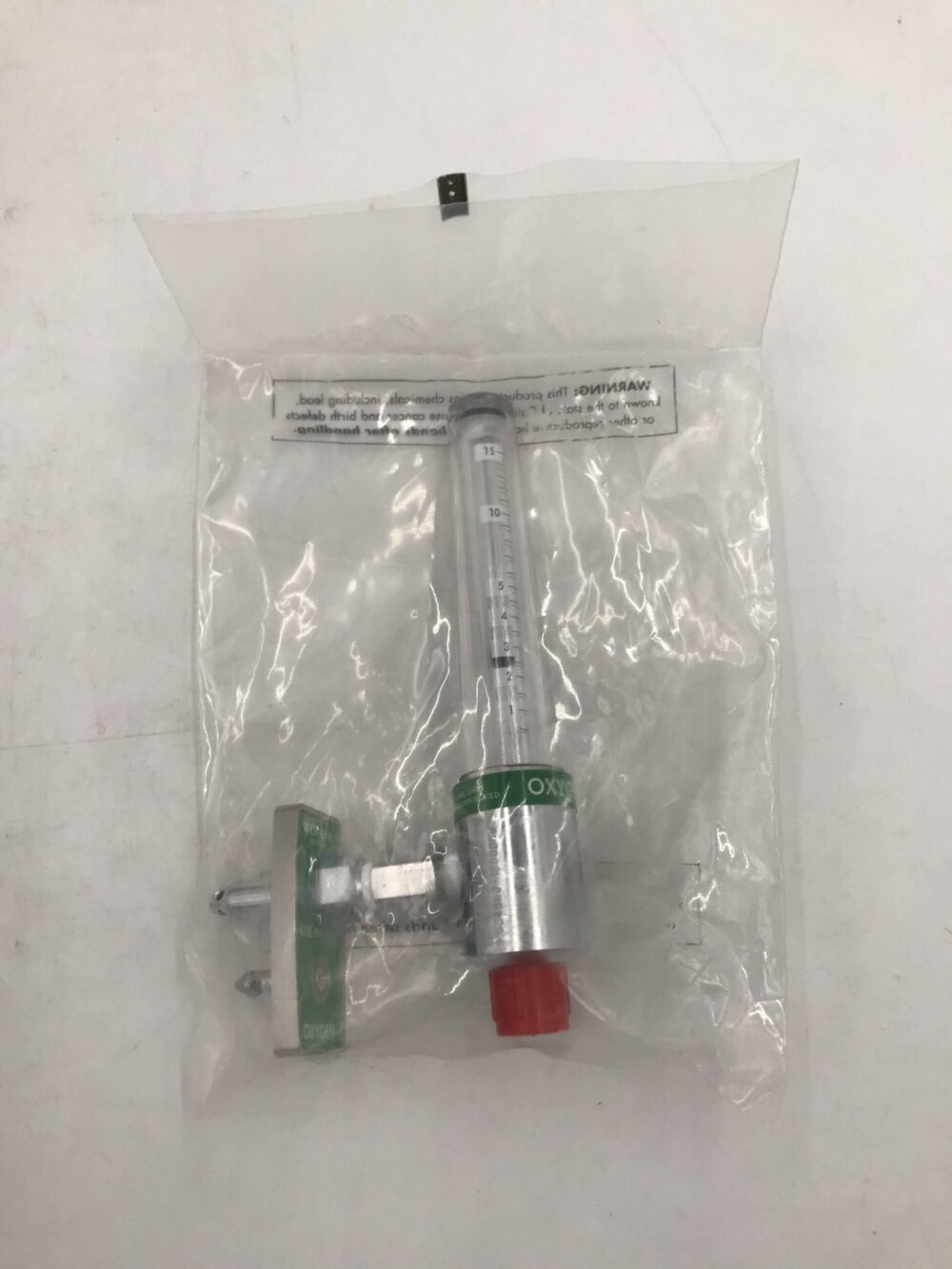 WESTERN MEDICAL PME109 Curaplex Oxygen Flowmeter, Chemtron Adapter 0-18 ...