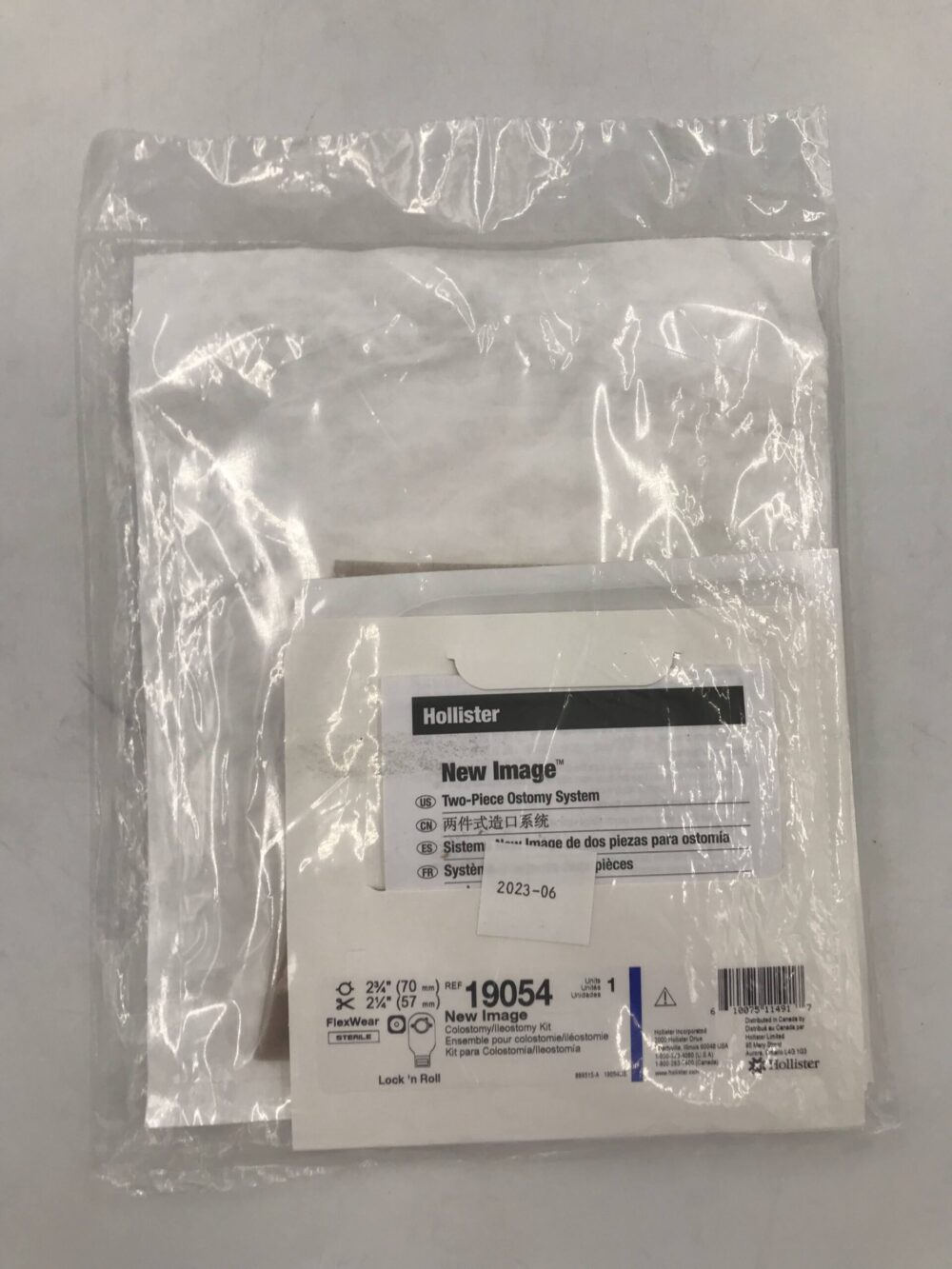 HOLLISTER 19054 New Image Colostomy / Ileostomy FlexWear Kit 70mm x