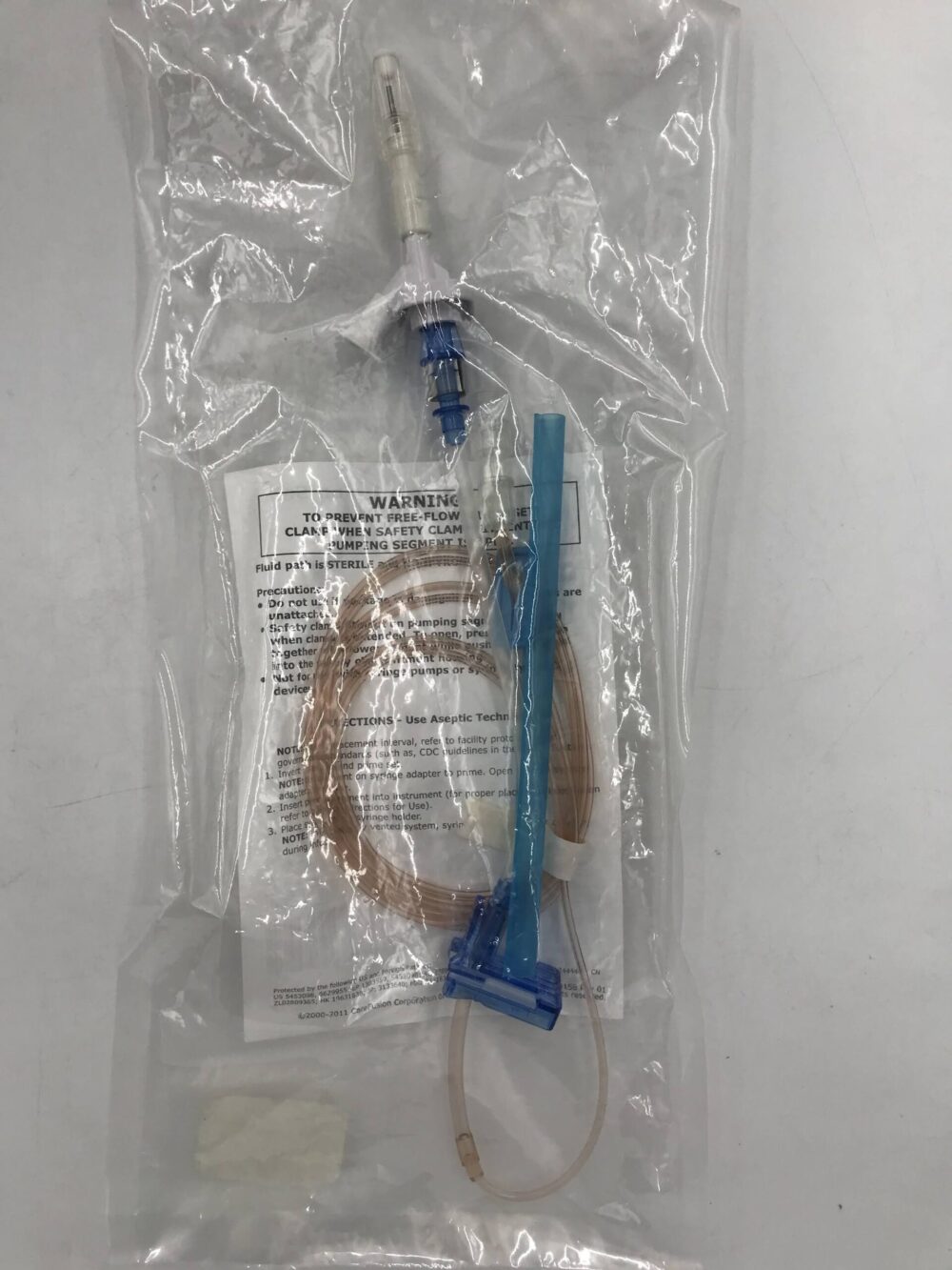 CareFusion 22800000 Syringe Adapter Infusion Set Microbore Tubing