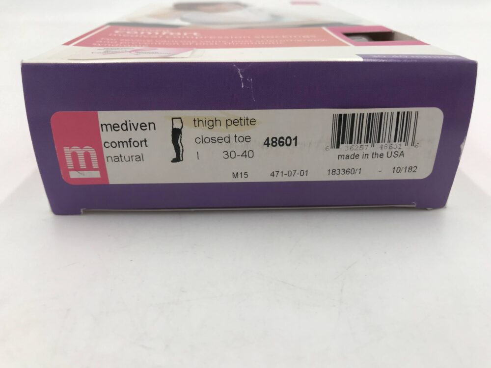 Mediven 48601 Compression Stockings Comfort Thigh Petite Closed 