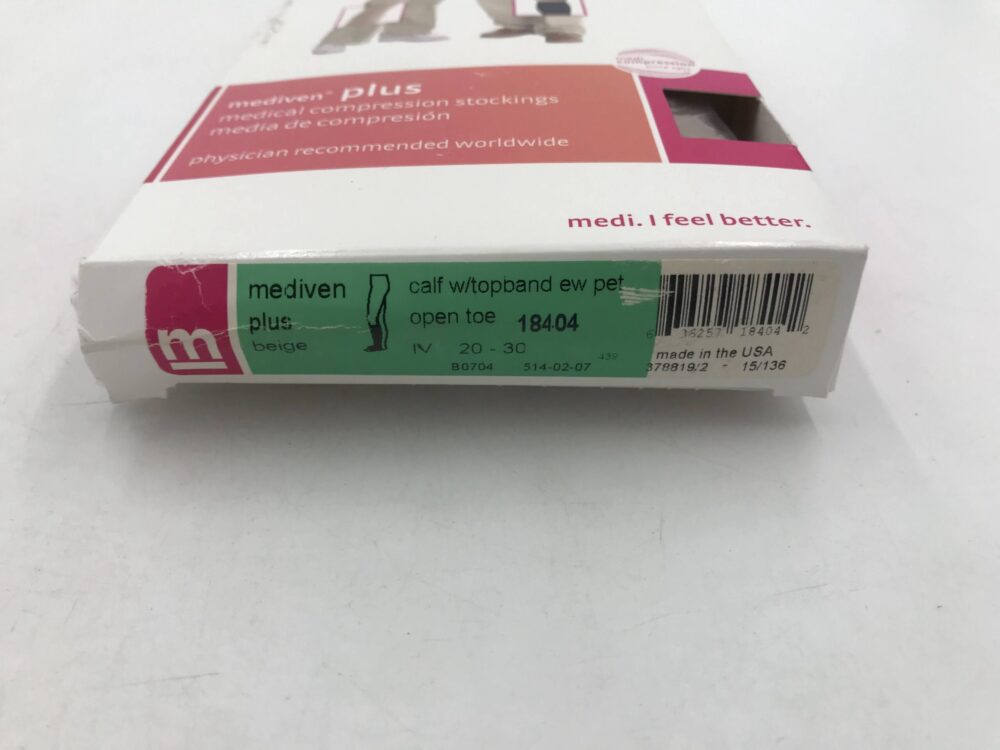 Collant Compressione Mediven Plus Maternit&agrave; &ndash; 30-40 MmHg, Punta Aperta, Beige, Scegli Taglia