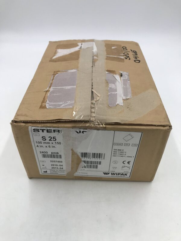 WIPAK S25 Steriking Sterilization Heat Seal Pouch 4in x 6in (2400/Case