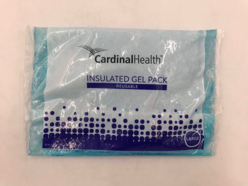 CARDINAL HEALTH 80104 Reusable Insulated Gel Pack Large 6x9in GB TECH USA