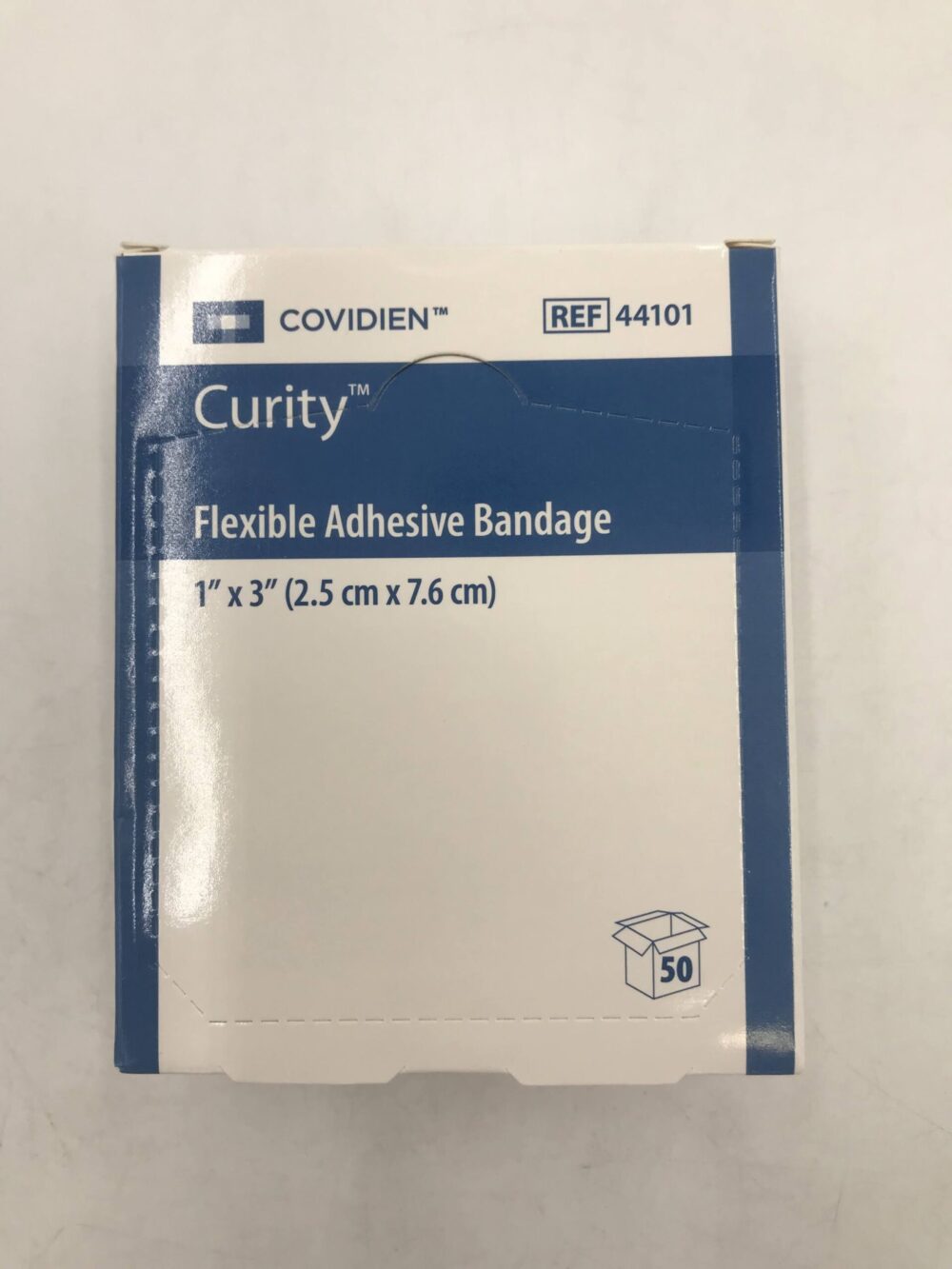 COVIDIEN 44101 Curity Flexible Adhesive Bandage 1in x 3in (50/Box) GB