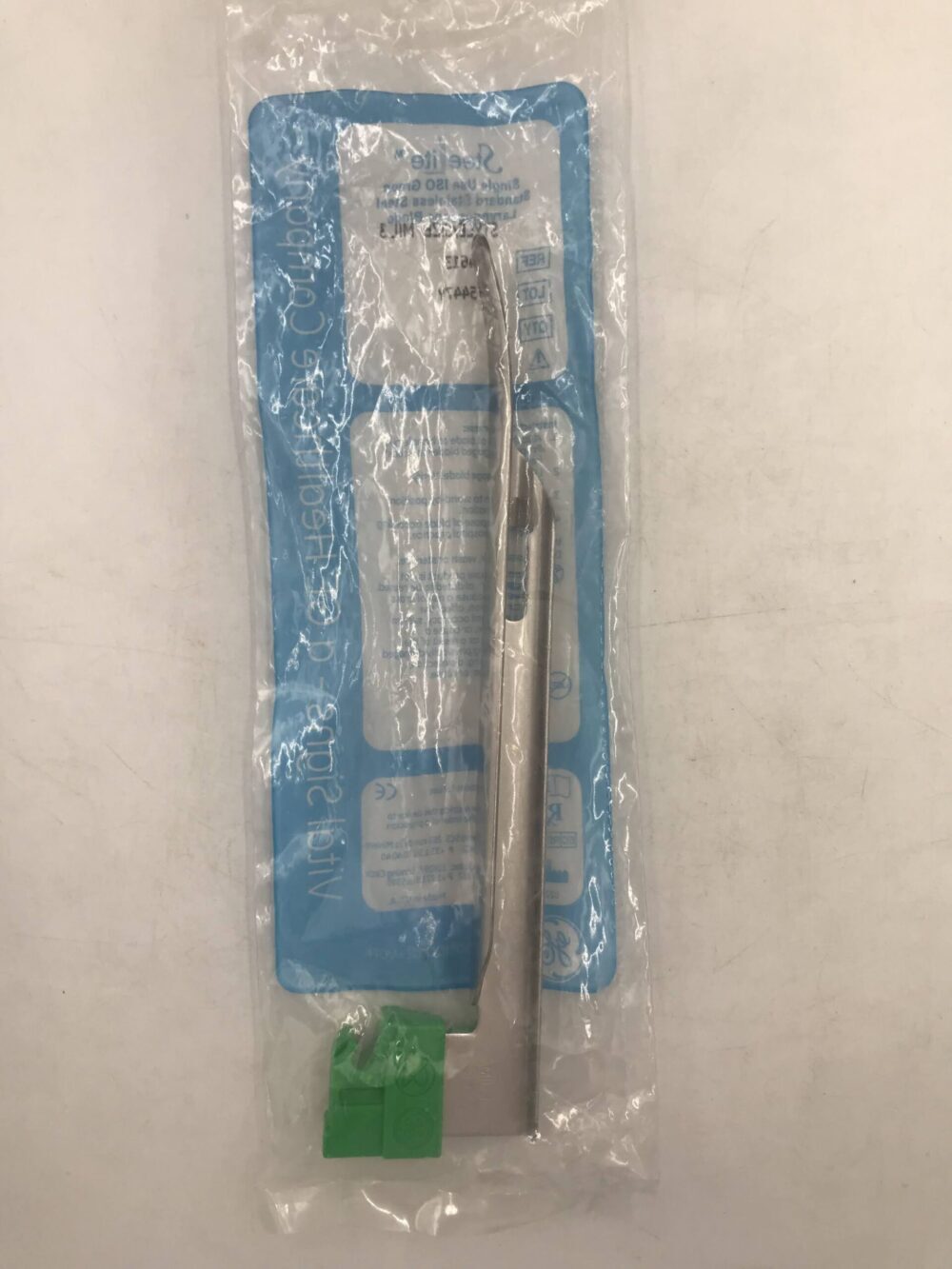 Vital Signs 4613 SteeLite Single Use ISO Green Standard Stainless Steel