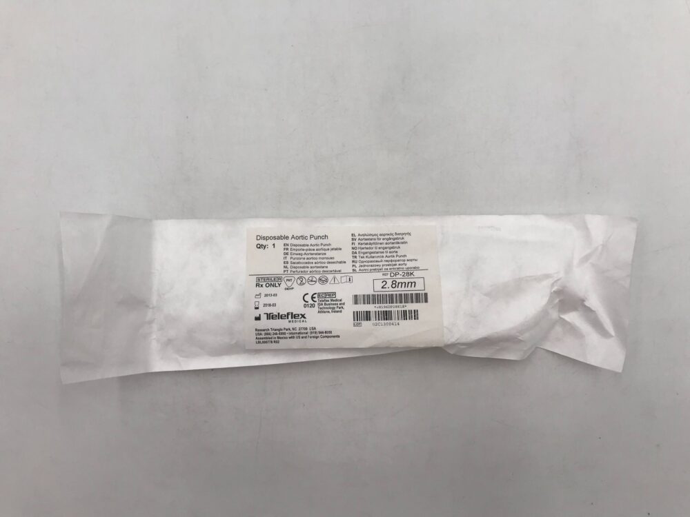 Teleflex DP28K Disposable Aortic Punch 2.8mm (X) GB TECH USA