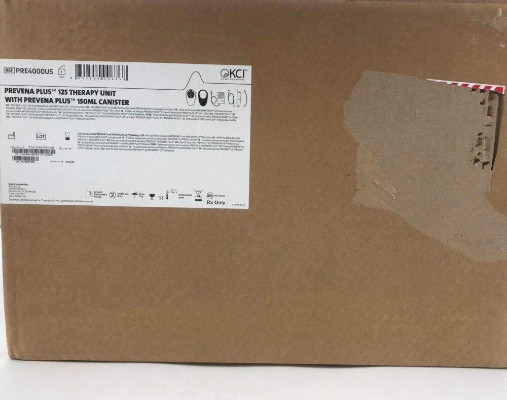 KCI PRE4000US Prevena Plus 125 Therapy Unit With Prevena Plus 150mL