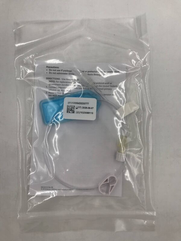 BD 10012866 Alaris Extension Set, 1.2Micron Low Protein Binding Filter