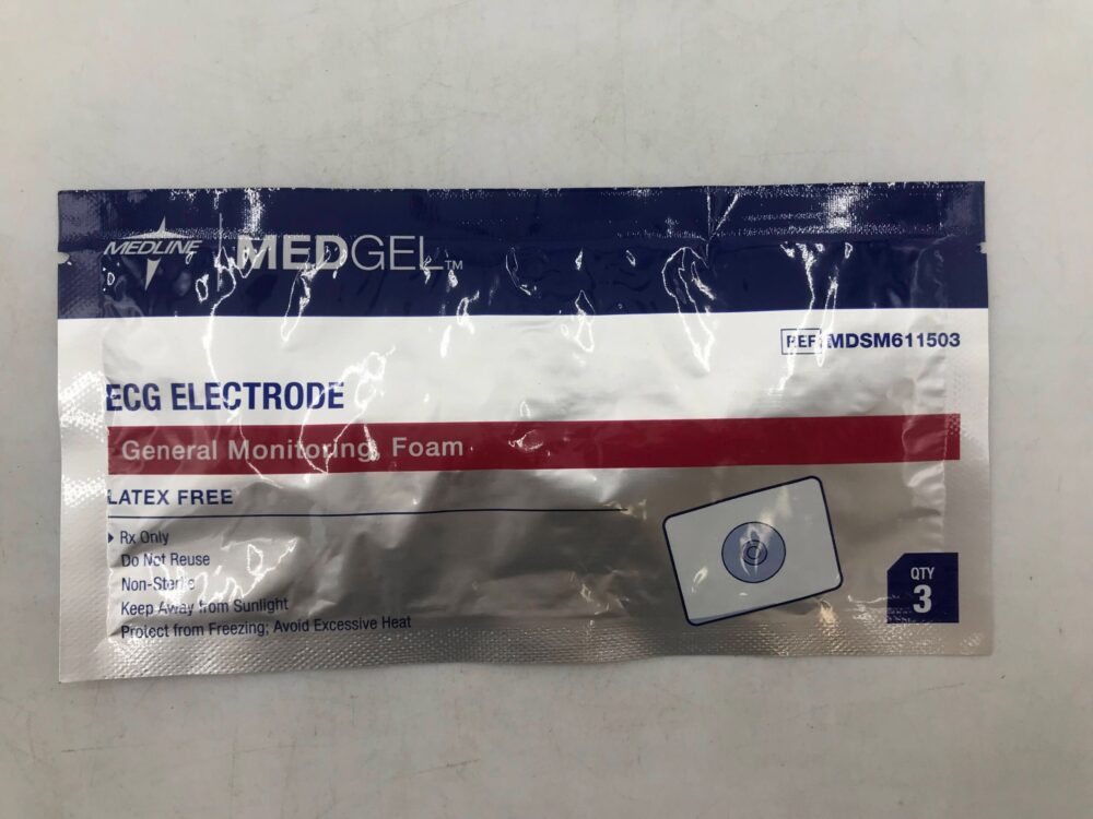MEDLINE MDSM611503 Medgel ECG Electrode General Monitoring Foam(15/Pack