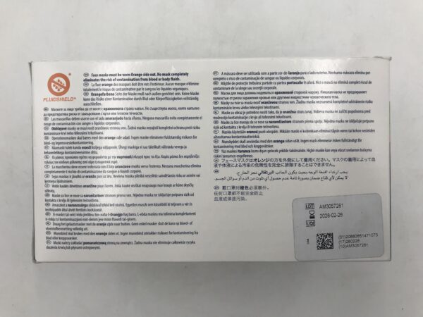 Halyard 47107 Fluidshield 3 Fog-Free Procedure Mask ASTM Level 3 (40 ...