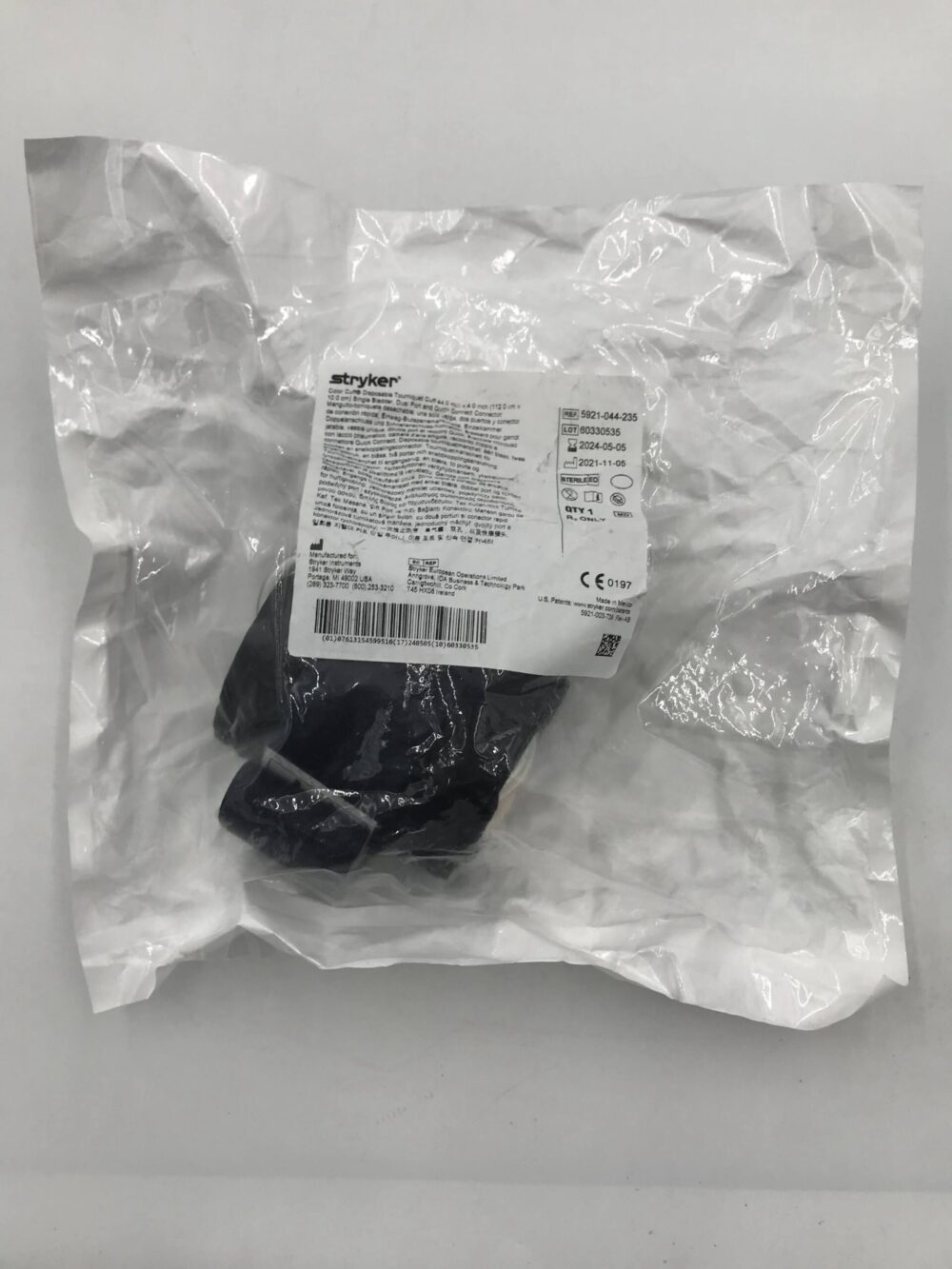 STRYKER 5921044235 Color Cuff Disp. Tourniquet Cuff Single Bladder