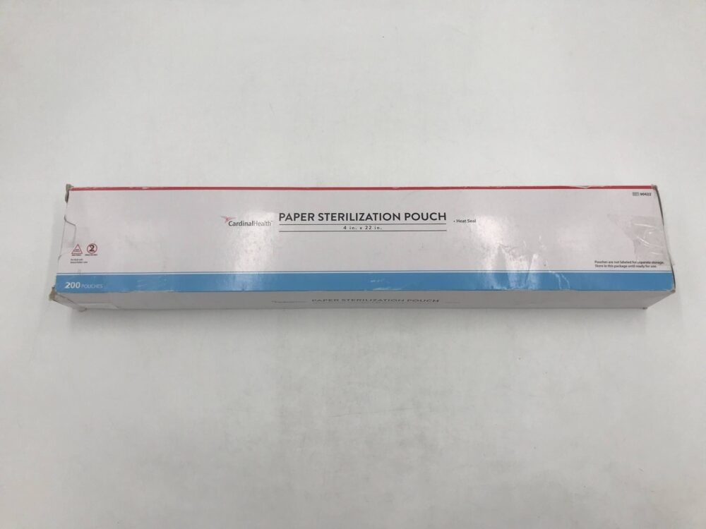 Cardinal Health 90422 Paper Sterilization Pouch Heat Seal 4in x 22in