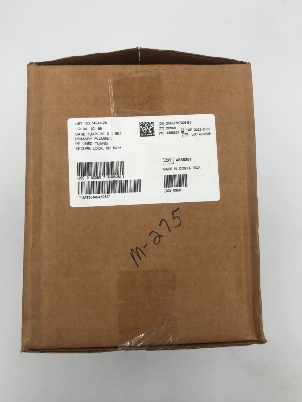 ICU MEDICAL 14248-28 Primary Plumset PE Lined Tubing, Secure Lock 