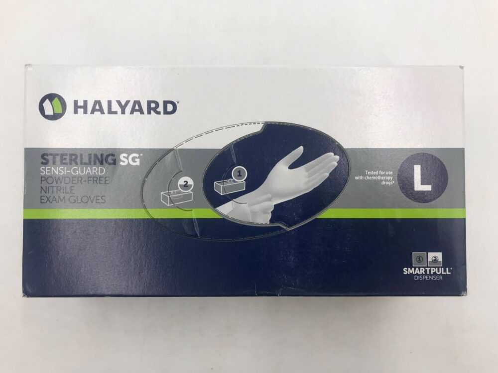 HALYARD 41660 Sterling SG SensiGuard Powder Free Nitrile Exam Gloves