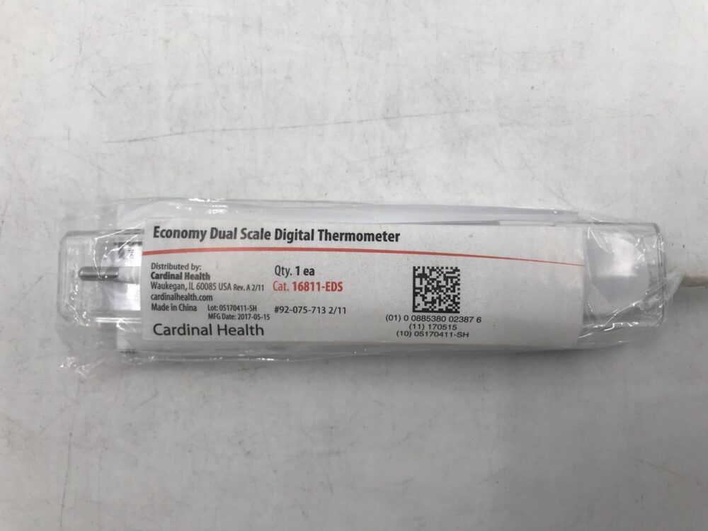 Cardinal Health 16811EDS Economy Dual Scale Digital Thermometer GB