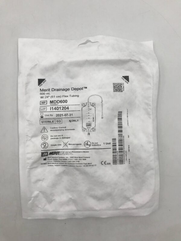Merit Medical MDD600 Merit Drainage Depot 600mL (X) GB TECH USA