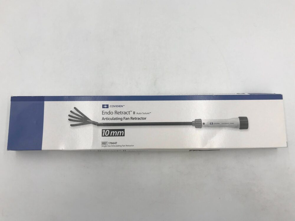 COVIDIEN 176647 Endo Retract II Auto Suture Articulating Fan Retractor 10mm(X) GB TECH USA
